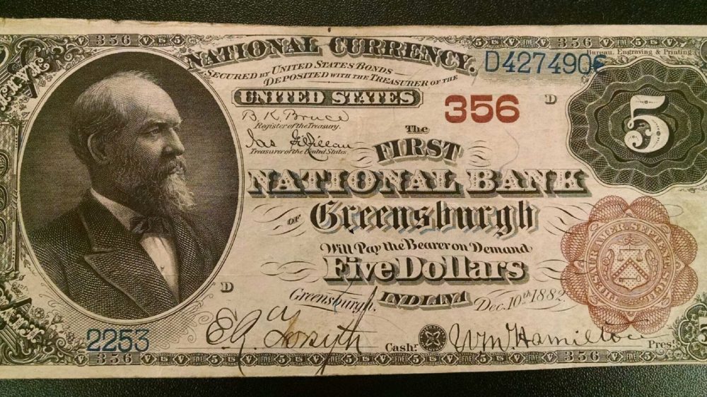 Greensburgh Indiana National Note UNKNOWN
