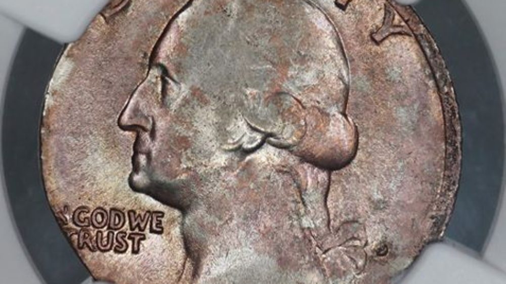 1968 D Quarter Struck On Sintered Nickel Planchet