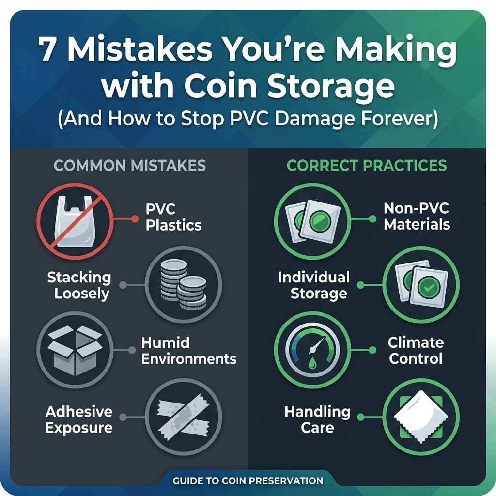 7 Mistakes You’re Making with Coin Storage (And How to Stop PVC Damage Forever)